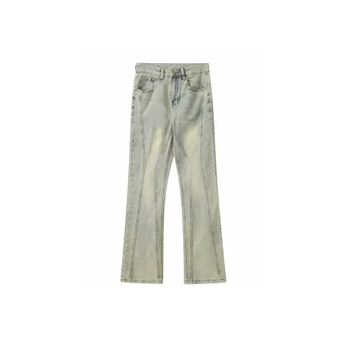 MIIRACER Jeans Unisex Yellow Mud