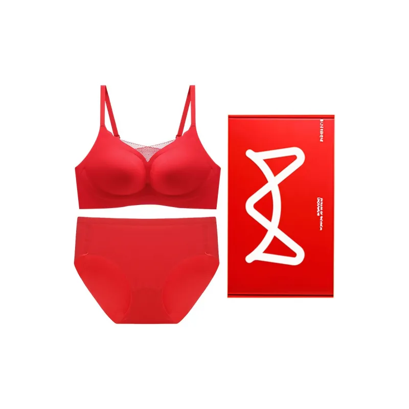 MIIOW Bra Women's Gift Box Set Red-7