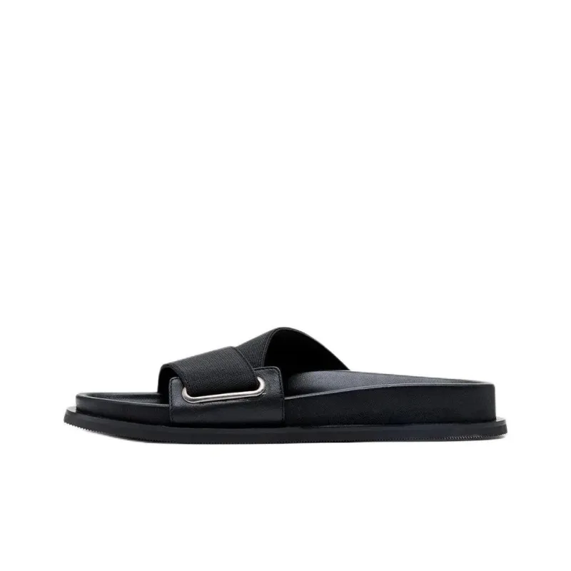 ST. AGNI Slide Slippers Women's Black-0