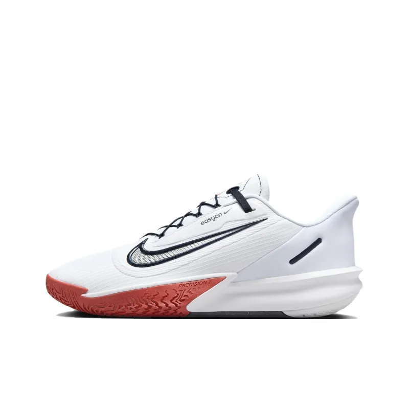 Nike Precision 7 EasyOn White Sport Red Obsidian-0
