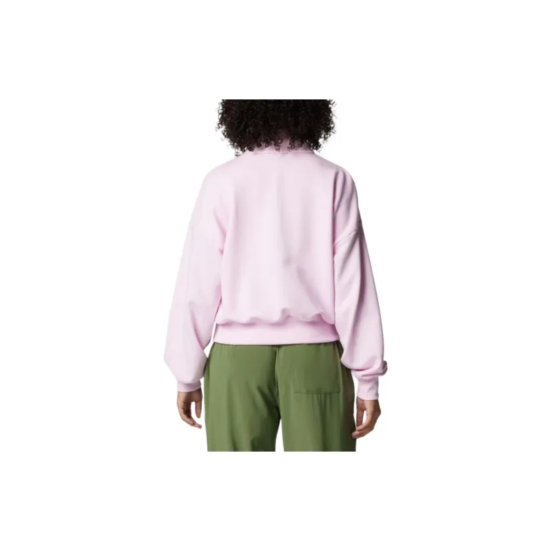 Columbia Marble Canyon™ French Terry Quarter Zip Pullover Sweatshirt Women's Pink-1
