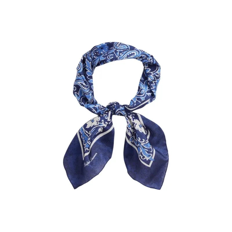 Ralph Lauren Purple Label Silk Scarves Women's Blue-0