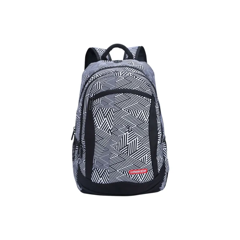 Uniker Polyester Backpack Medium Size Unisex Multicolor-11