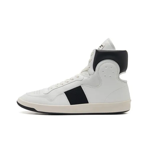 EQLZ EQUALIZER Vintage Basketball Shoes Unisex High-Top Urban Black