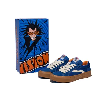 Vision Street Wear Astley Pro Low Top Skateboard Shoes Unisex Sapphire Blue