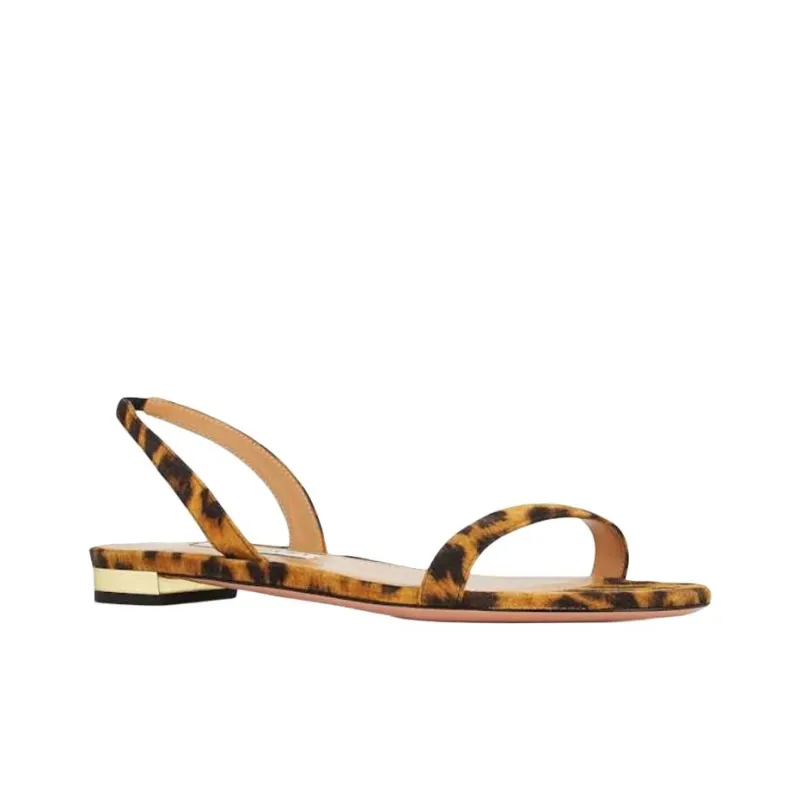 AQUAZZURA So Nude Strap Sandals Women's Yellow Black-2