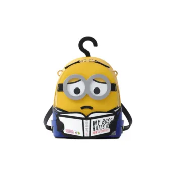 FION Cow Leather Backpack Unisex Yellow