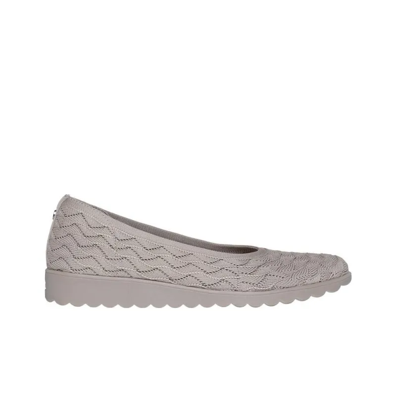 Skechers ARCH FIT CLEO Anti-Slip Wear-Resistant Low-Top Casual Shoes Women's Taupe-1