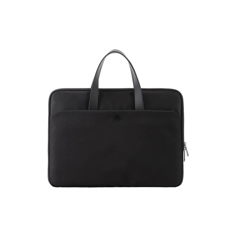 HAWA Polyester Laptop Bag Regular Unisex Black/Gray/Pink-0