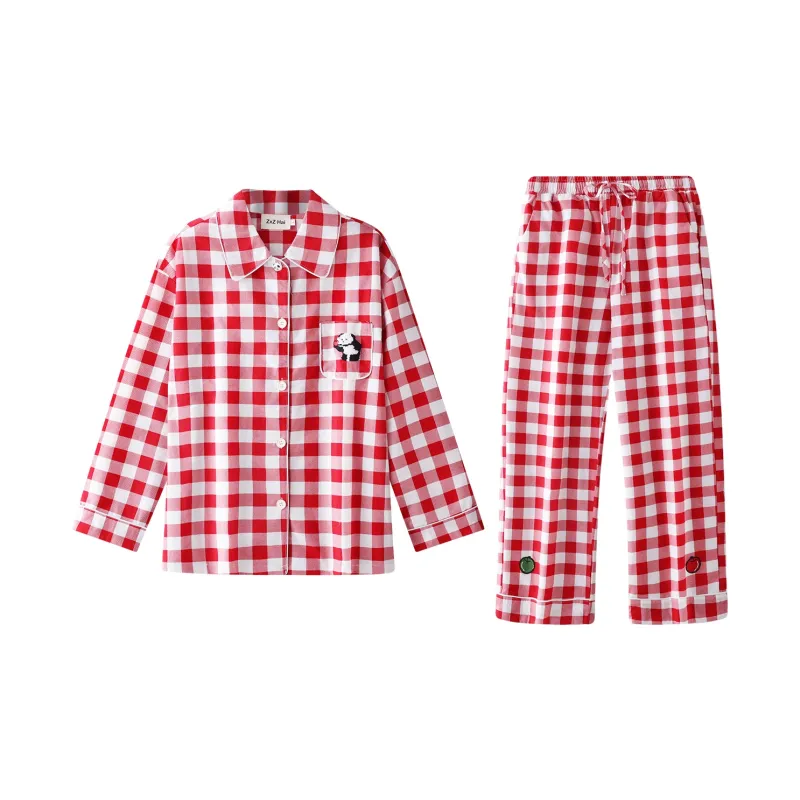 Wabi Town Pajama Set Women's Red-0