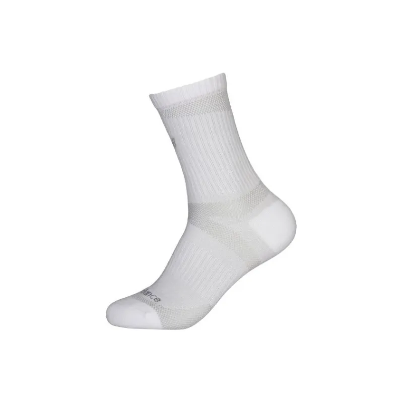 New Balance Mid Calf Socks Unisex 1 Pack White-0