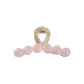 Pink Bead Small Claw Clip