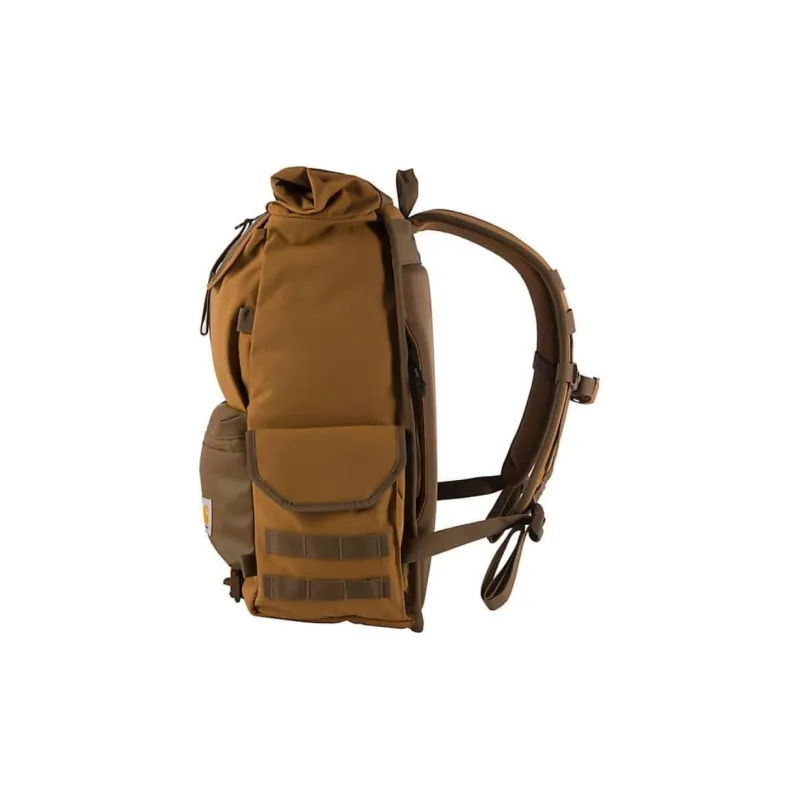 Carhartt Nylon Backpack Unisex Brown-1
