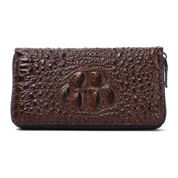 DOSRFINI Crocodile Leather Trendy Long Wallet Men's