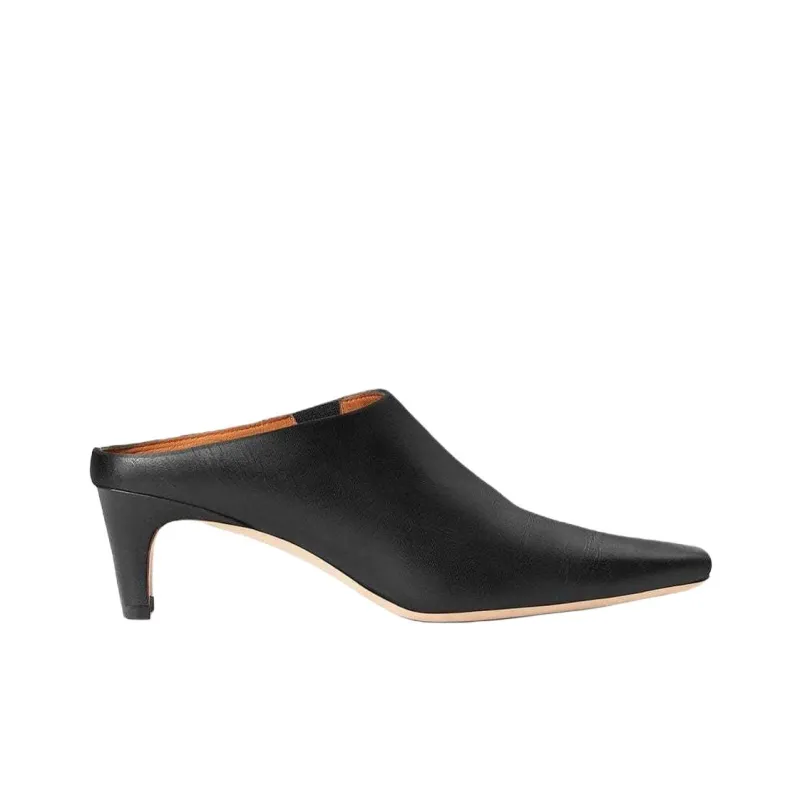 Staud Closed Toe Slippers 5.5cm Women's Black-1
