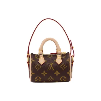 LOUIS VUITTON Bag Charm Speedy Monogram Brown