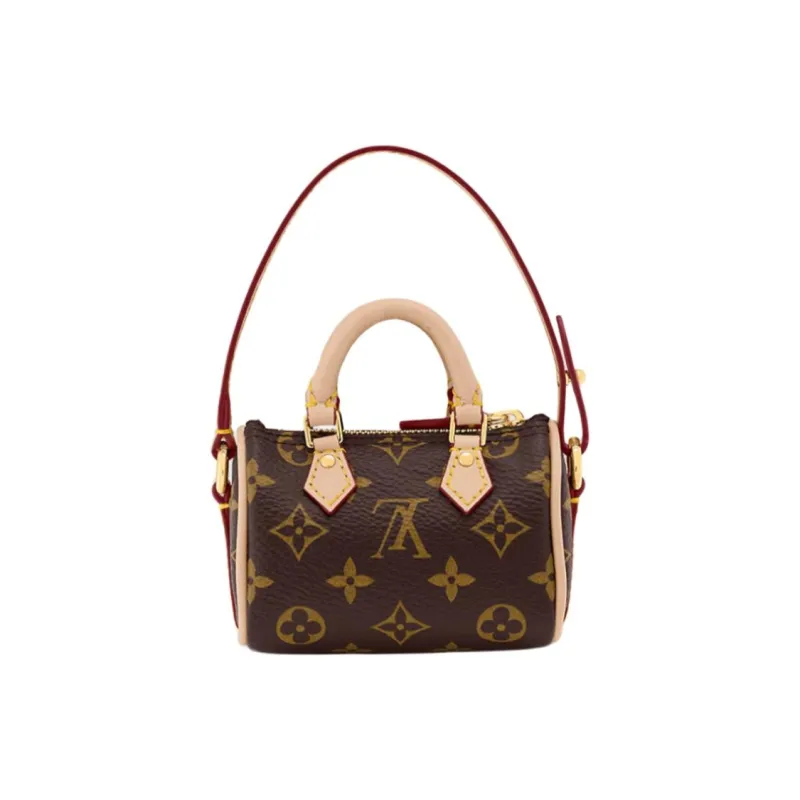 LOUIS VUITTON Bag Charm Speedy Monogram Brown-0