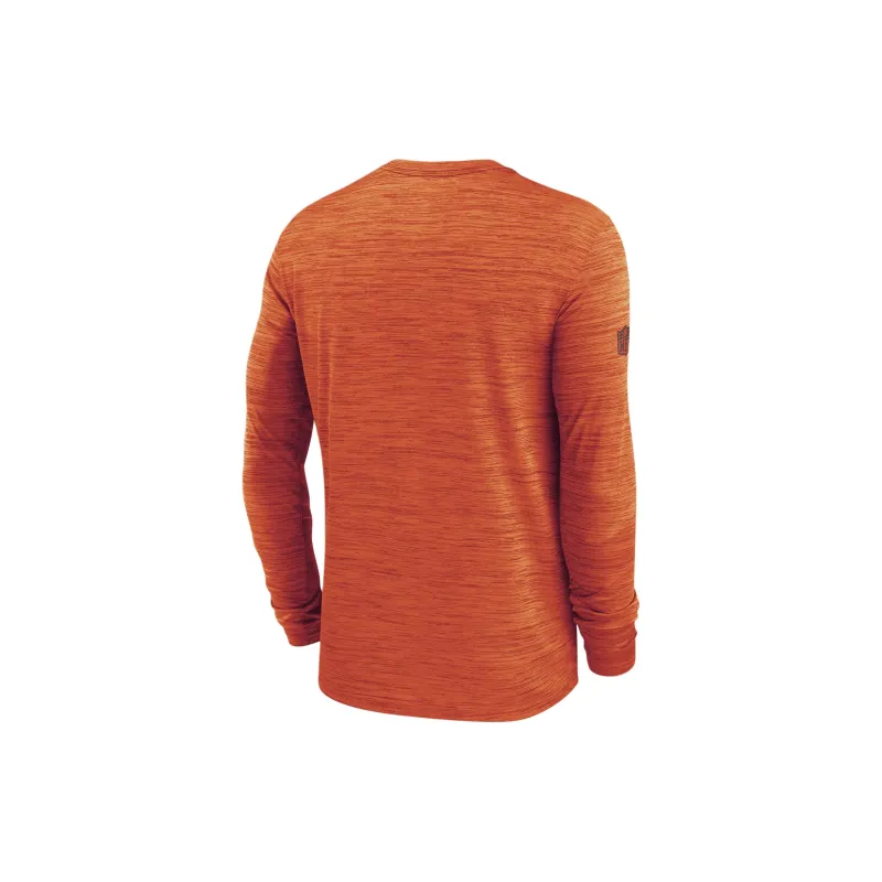 Nike Cleveland Browns Sideline Velocity Men's Nike Dri FIT Nfl Long Sleeve T Shirt-1