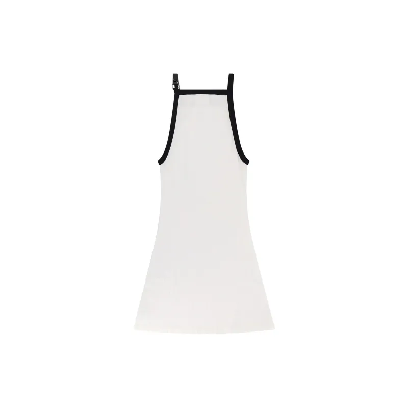 COURREGES Buckle Detailed Halter Neck Dress-1