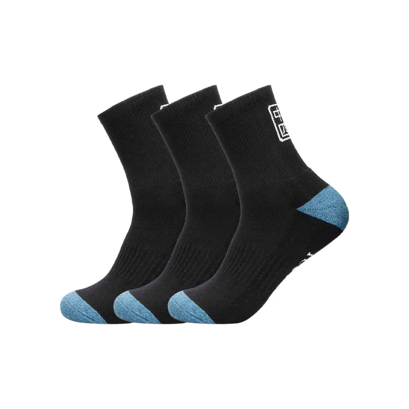 PEAK Mid-Calf Socks Unisex 3 Pack-0
