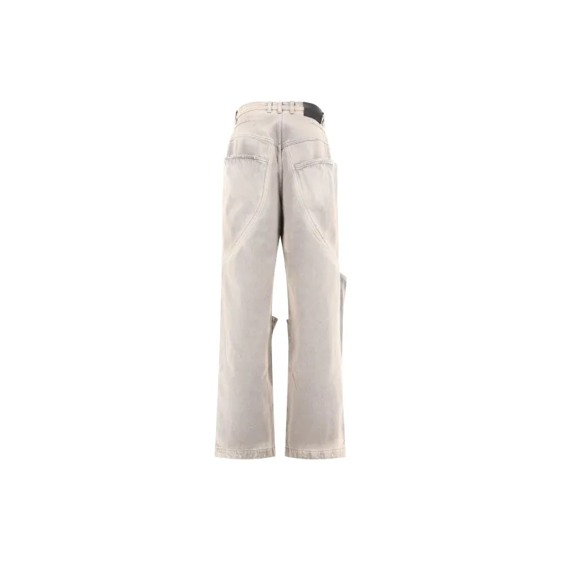The Attico High Waist Distressed Effect Jeans-1