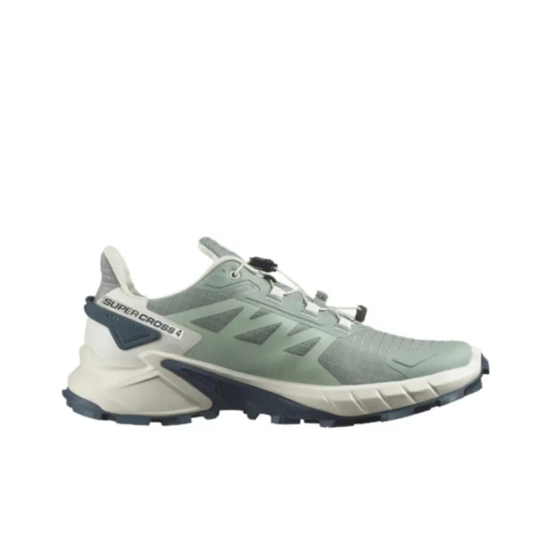SALOMON CROSS Low Top Athletic Shoes Women's Blue Green-1