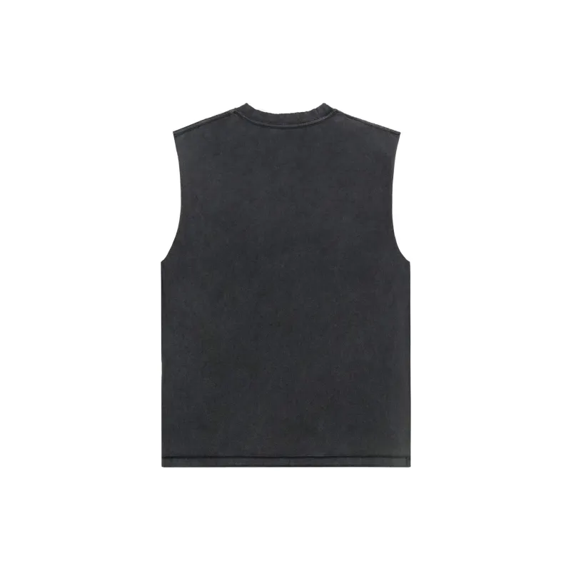 False Perception Tank Tops Unisex Washed Black-1