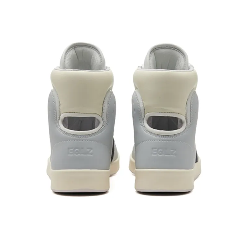 EQLZ EQUALIZER 1970 Lightweight High Top Vintage Basketball Shoes Unisex Mixed Ash Gray-5