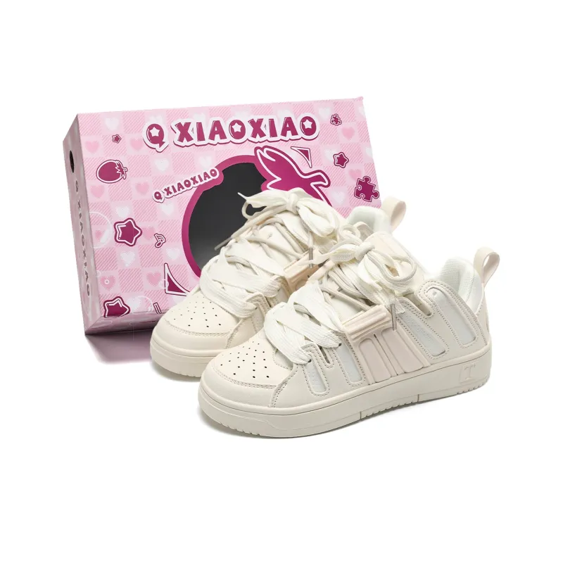 Circle Small Cushioning Coverage Height Increasing Lightweight Breathable Low Top Skateboard Shoes Women's-5