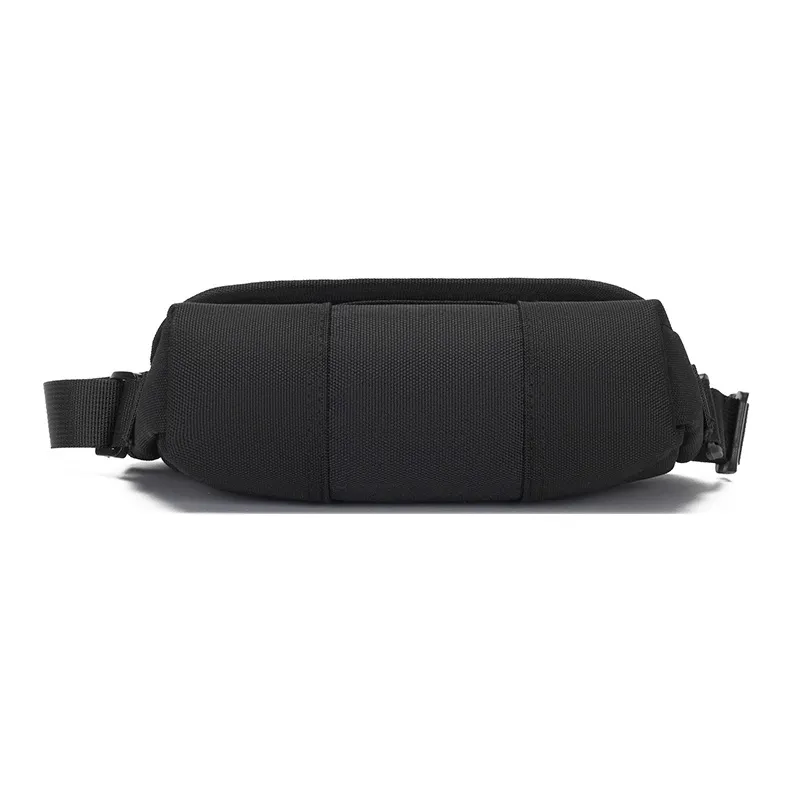 BOSTANTEN Oxford Crossbody Bag Unisex Black/Light Gray/Black & Green-4