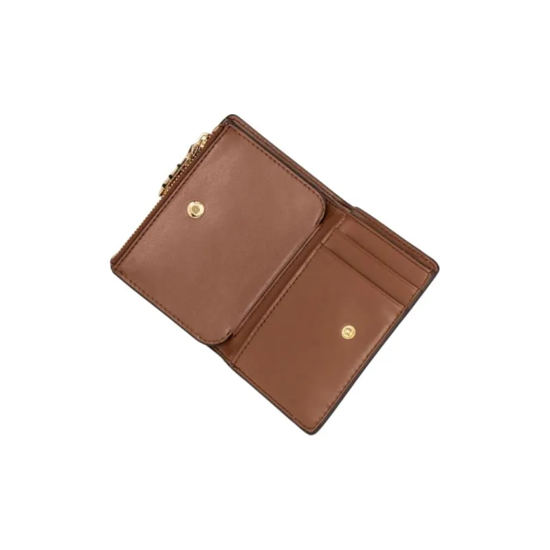 MICHAEL KORS PVC Coated Polyester Wallet Medium Size Women's Brown-3