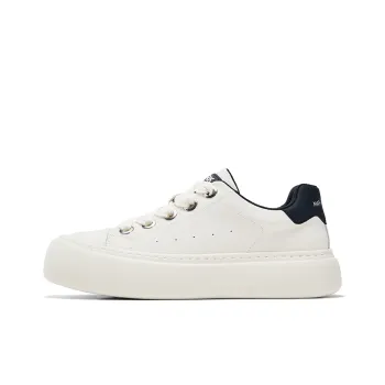 FAIRWHALE Low-Top Skateboard Shoes Men's Coconut Milk White/Oreo