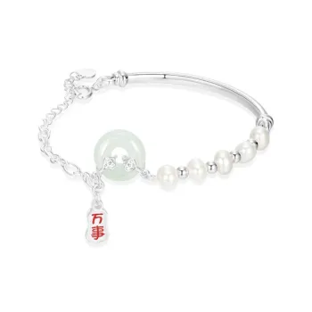 CHINA GOLD Bracelets Green Jade Women's