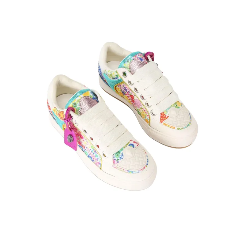 Kurt Geiger London Low-Top Skateboard Shoes Women's White-4