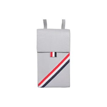 THOM BROWNE· Calfskin Shoulder Bag Crossbody Bag Men's Gray