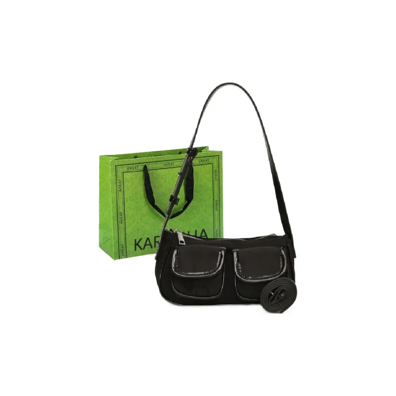 KARUISHA Oxford Underarm Biker Bag, Handbag, Crossbody Bag, Shoulder Bag Women's Red/Black/Blue/Pink-4