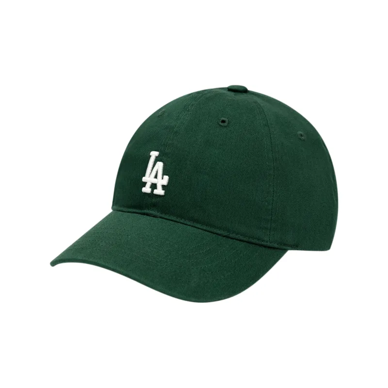 MLB Cotton Baseball Caps CP77 Large Head Circumference Minimizes Face Unisex Green Khaki-1