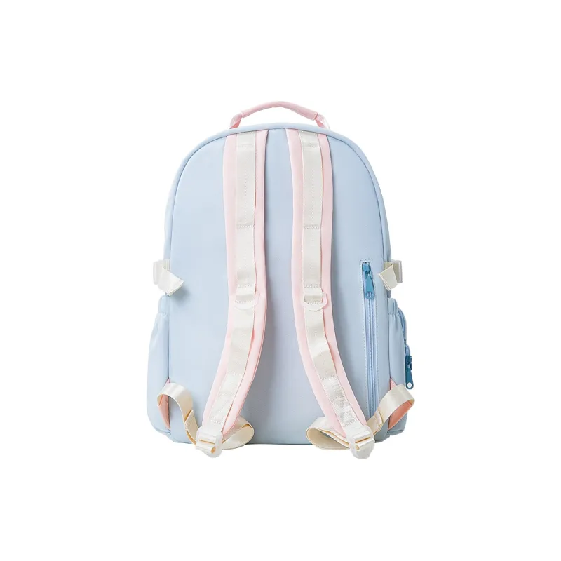 Miffy Fabric Backpack Large Size Women's Ecru/Pink Yellow-13