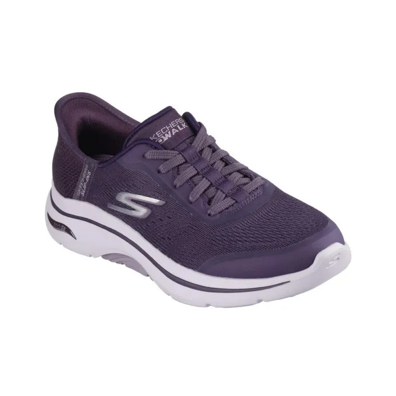 Skechers Slip Ins Anti Slip Wear Resistant Low Top Running Shoes Women's Dark Purple-2