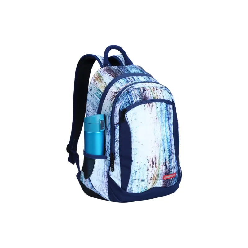 Uniker Polyester Backpack Medium Size Unisex Multicolor-31