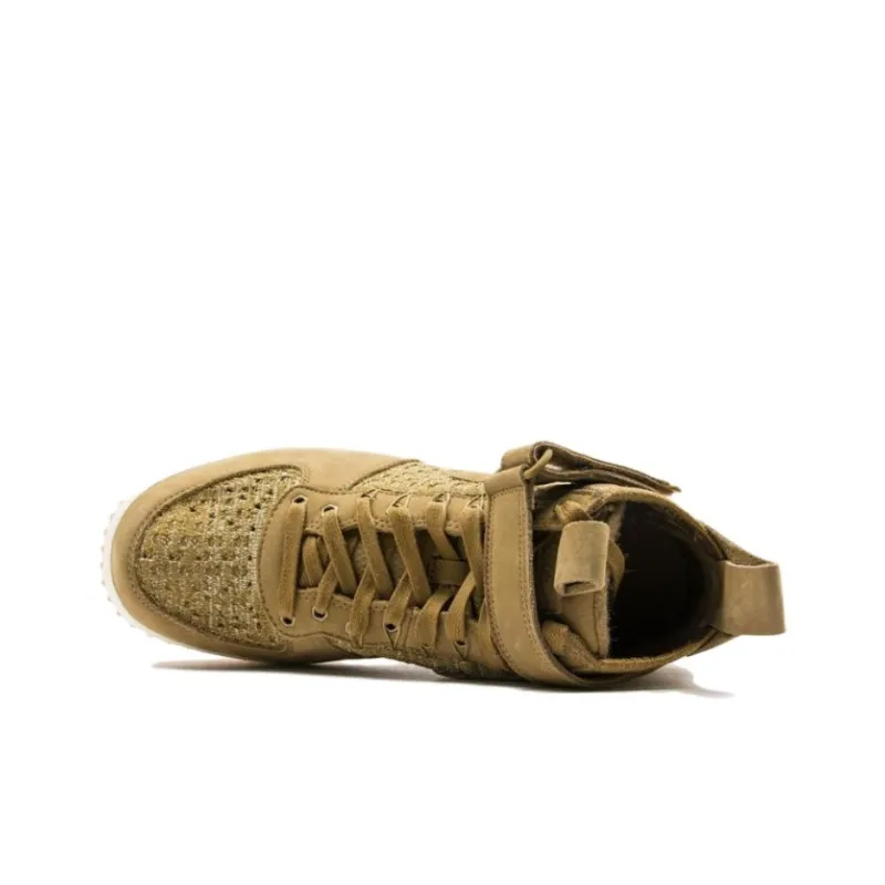 Nike Lunar Force 1 Flyknit Workboot Golden Beige-3