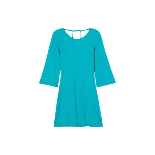 AMERICAN VINTAGE A.M Long-Sleeved Dresses Women's Tropical Blue