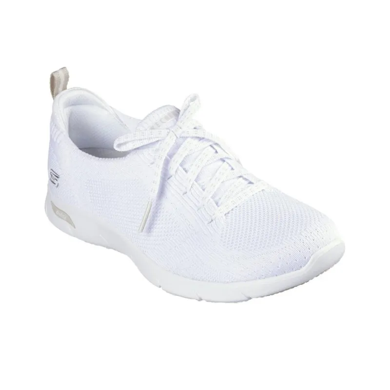 Skechers ARCH FIT REFINE Anti-Slip Wear-Resistant Low-Top Casual Shoes Women's White-2