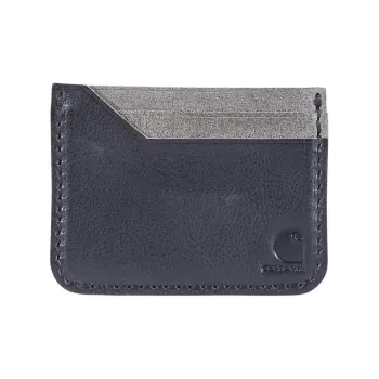 Carhartt Leather Wallet Unisex Black