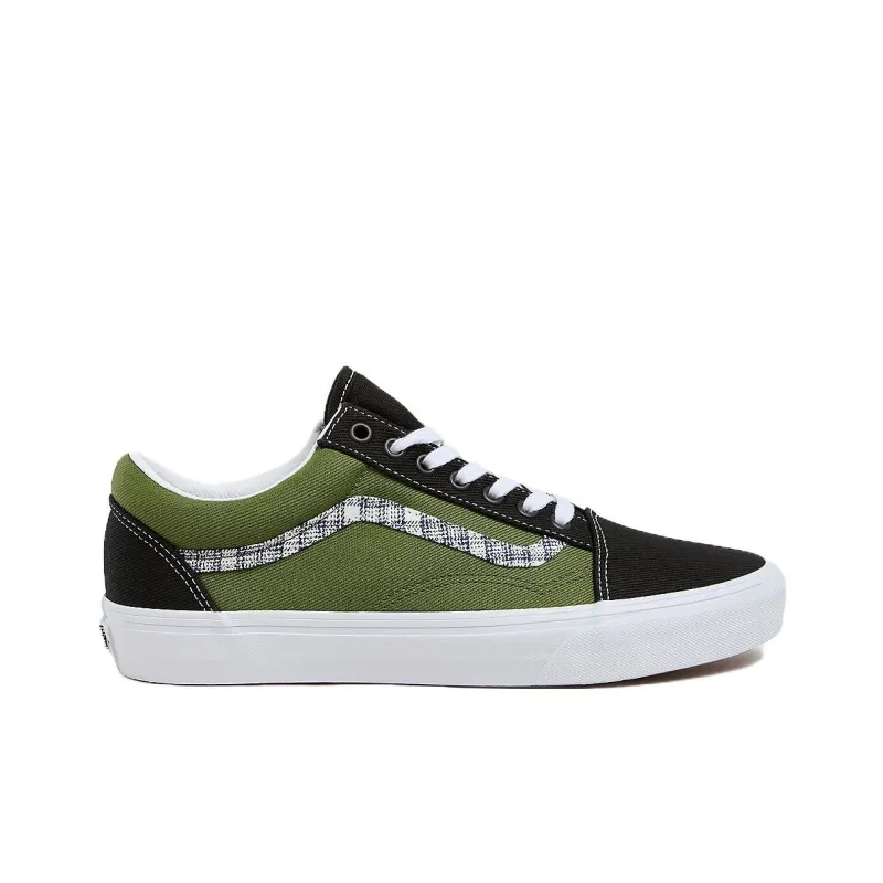 Vans Old Skool Non-slip Lightweight Low-Top Skateboard Shoes Unisex Green-1
