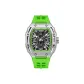 Silver Case Green Dial Green Tapes