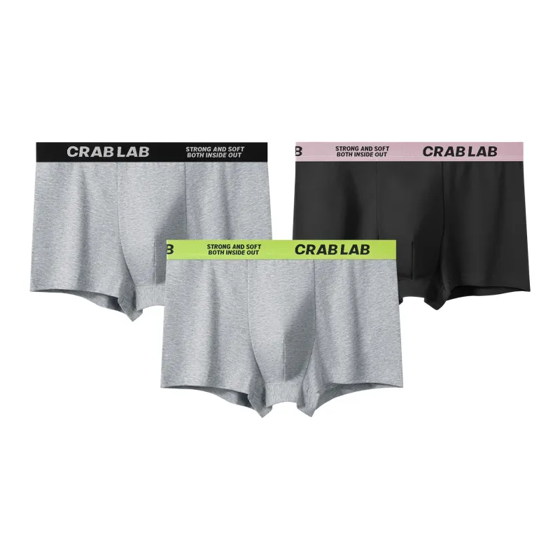 Crabsecret Boxer Shorts Men's 3 Pack-11
