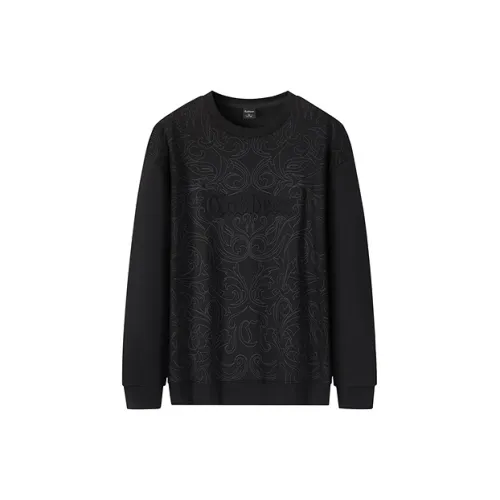 Cabbeen Sweatshirts Men Coal Black