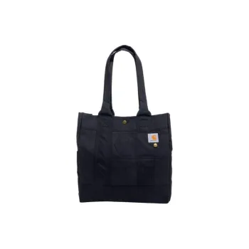Carhartt Polyester Tote Bag Shopping Bag Handbag Regular Unisex Black