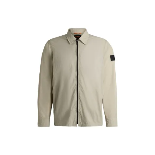 HUGO BOSS Shirts Men Light Beige